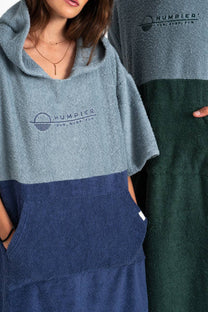 Poncho Surf Blu Tramonto in Cotone Biologico