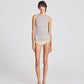Top smanicato in lana Alberte grigio chiaro mélange