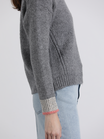 Maglione girocollo in maglia morbida