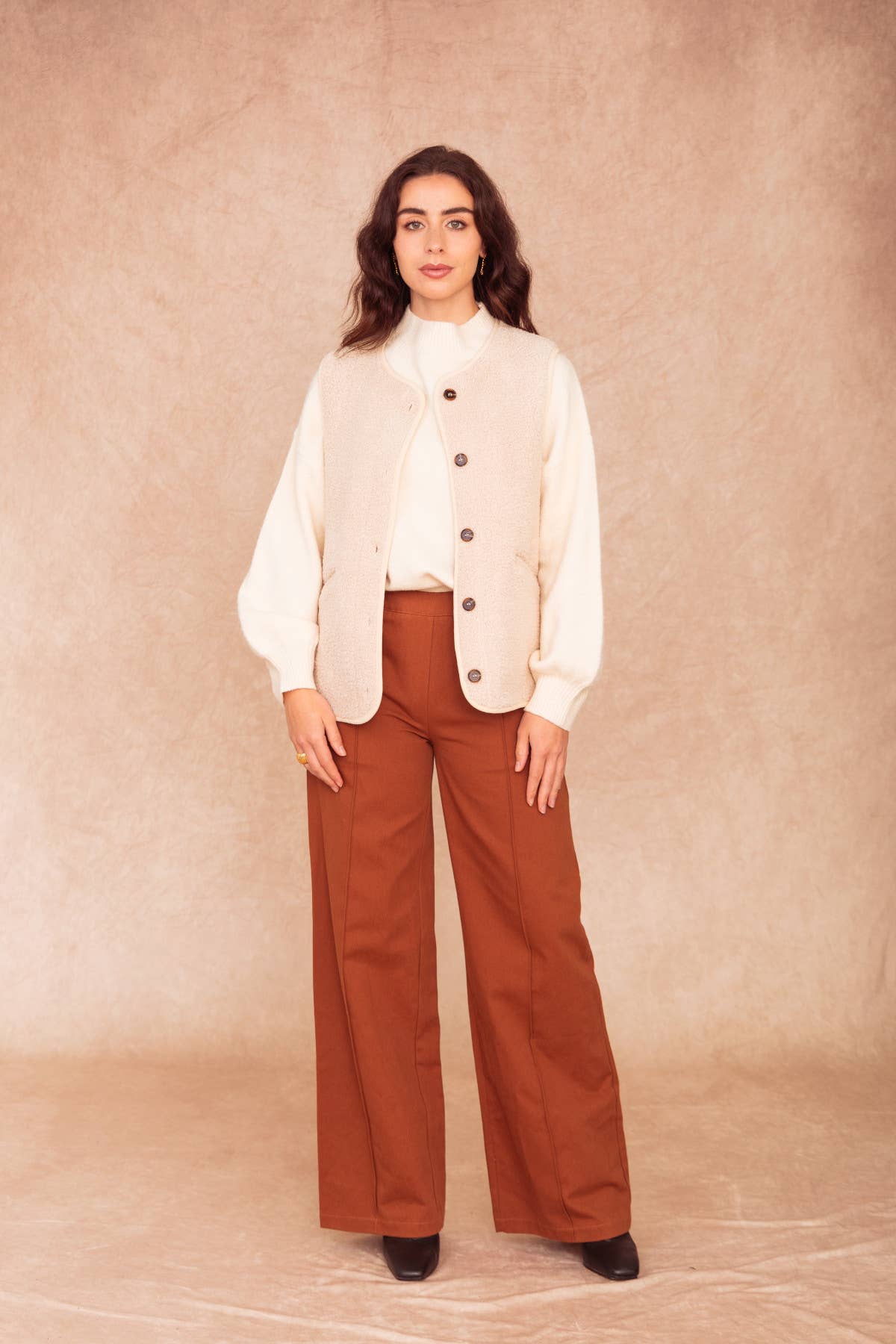 Giacca smanicata oversize Vayla