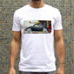 T-shirt vintage Nine A.M. con grafica surf