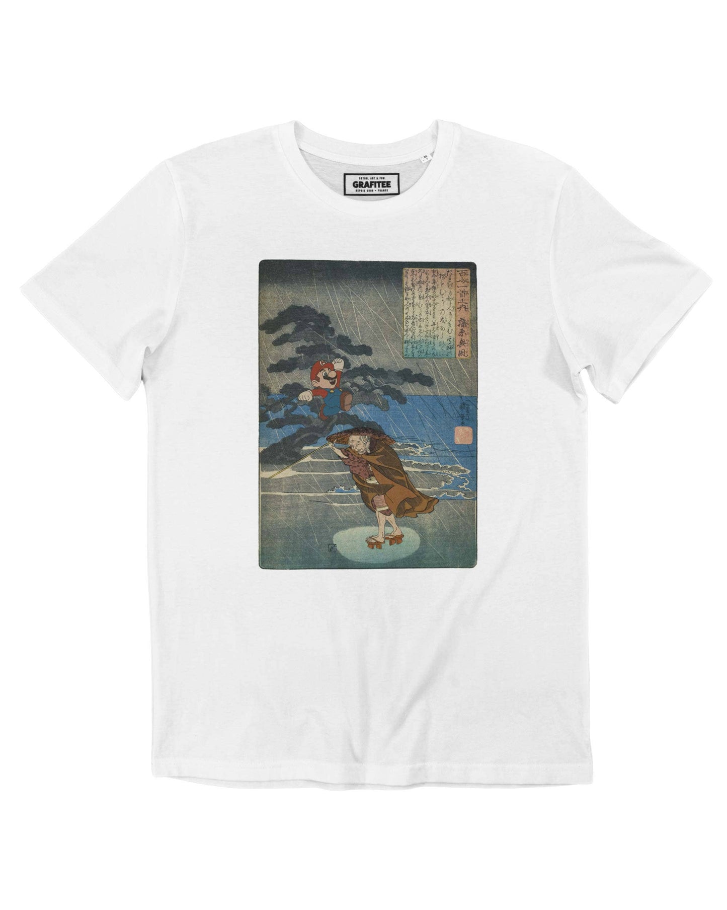 T-shirt Goomba con stampa ispirata ai videogiochi di Mario