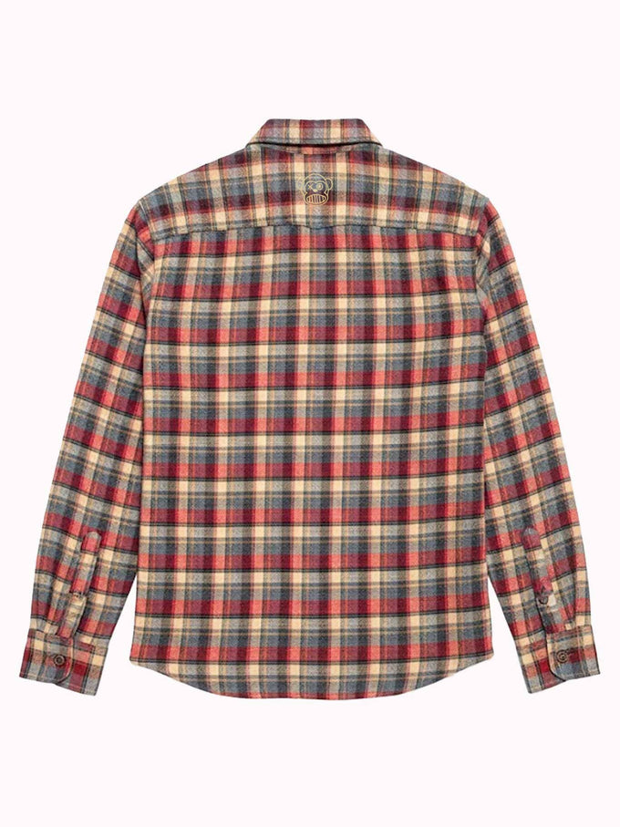 Camicia di flanella a quadri da uomo Chop Plaid color Uva