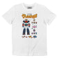 T-shirt UFO Robot Anatomia Goldrake in Cotone Biologico