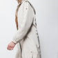 Parka lungo con cappuccio e tasche