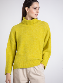 Maglione dolcevita morbido donna
