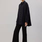Camicia oversize a spina di pesce in viscosa