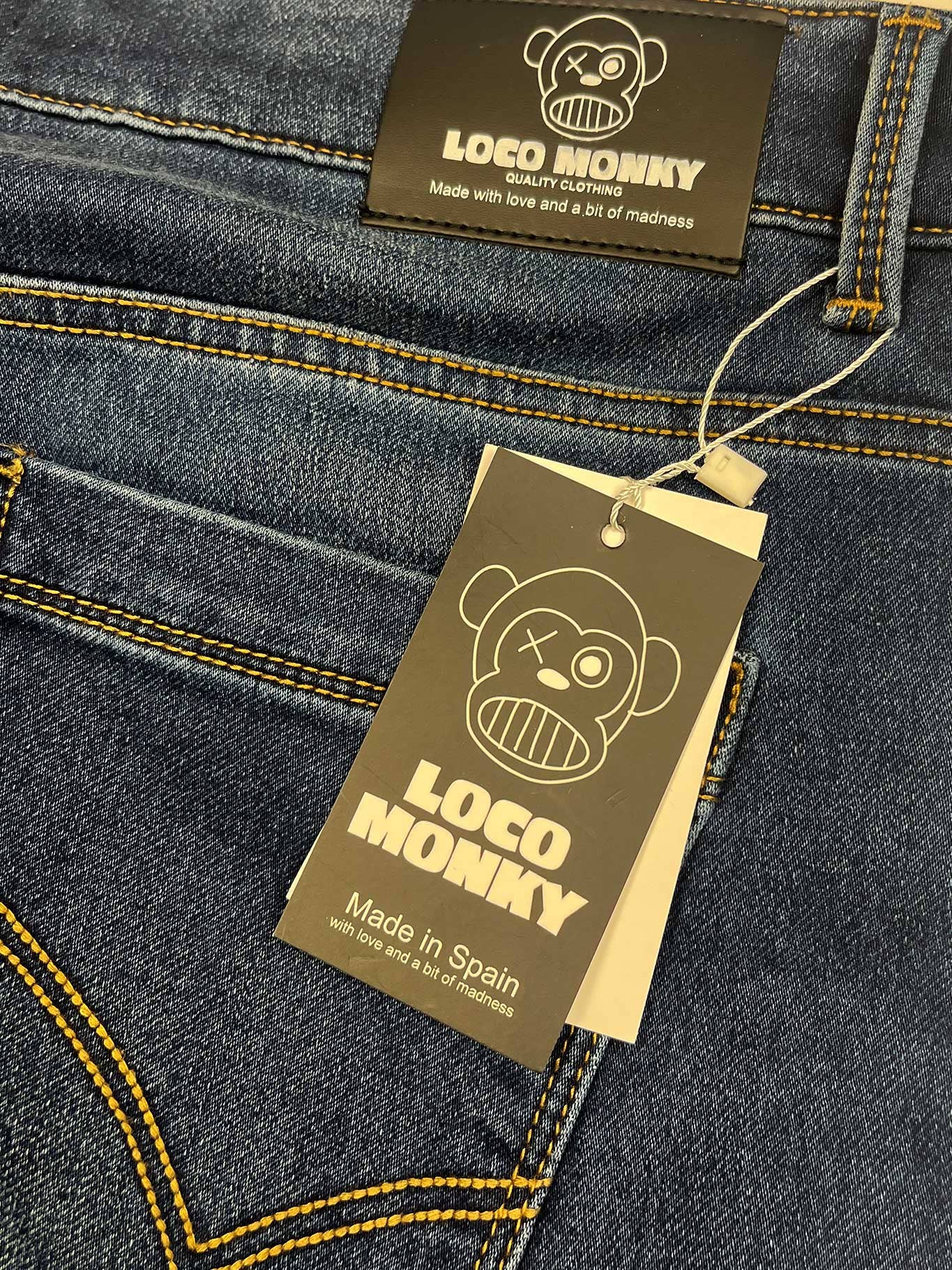 Jeans uomo Gorilla lavaggio denim