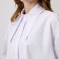 Camicia oversize in misto cotone con colletto a punta