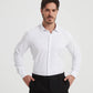 Camicia bianca slim fit effetto satinato easy iron