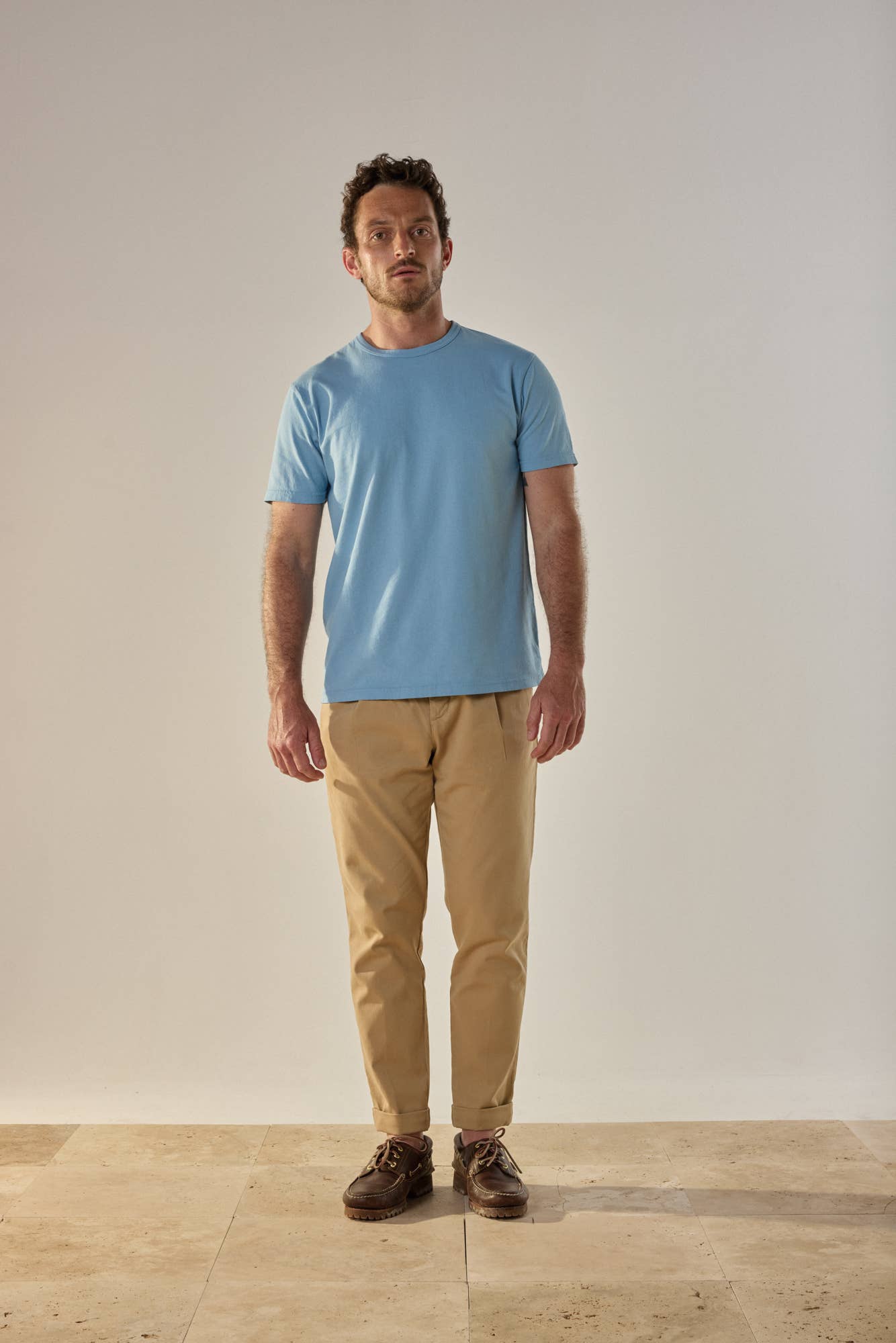 T-shirt in cotone biologico Summer Blu Charron