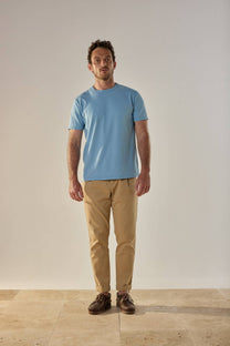 T-shirt in cotone biologico Summer Blu Charron