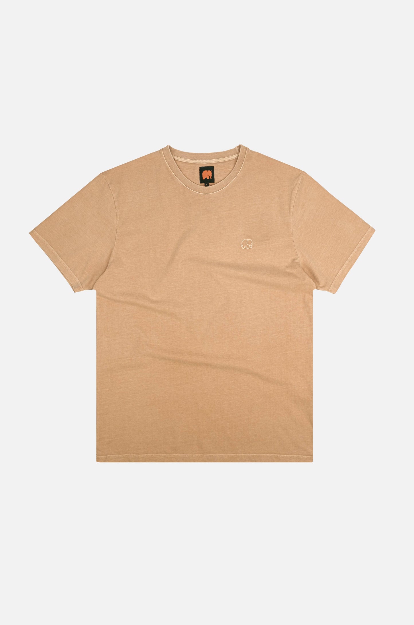 T-shirt Essential pigmentata Cuban Sand in cotone biologico