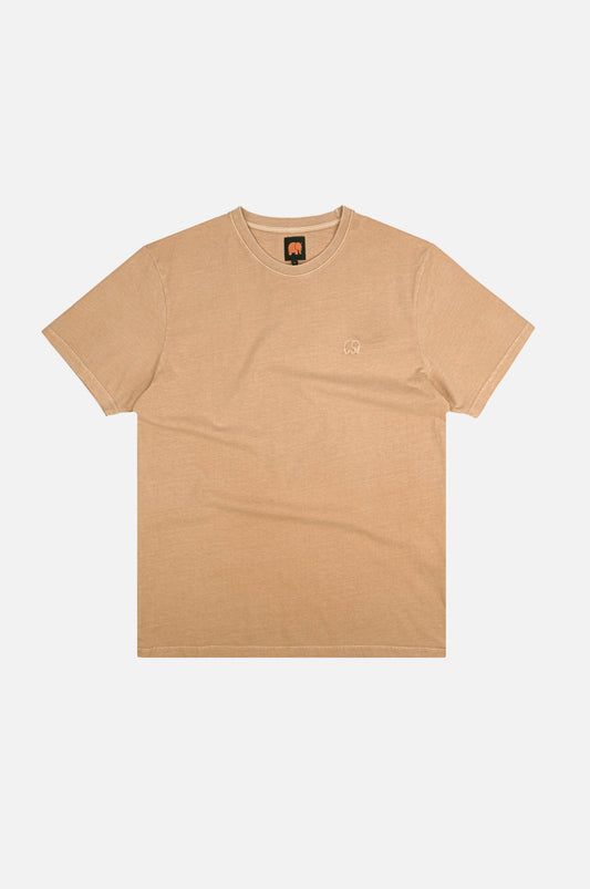 T-shirt Essential pigmentata Cuban Sand in cotone biologico