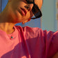 Occhiali da sole unisex neri polarizzati
