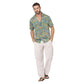 Camicia estiva a maniche corte con stampa paisley