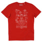 T-shirt grafica Goldorak in cotone biologico