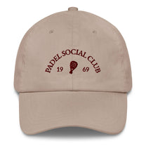 Cappellino da baseball Padel Social Club in cotone con ricamo