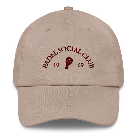 Cappellino da baseball Padel Social Club in cotone con ricamo
