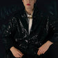 Kimono di paillettes nero
