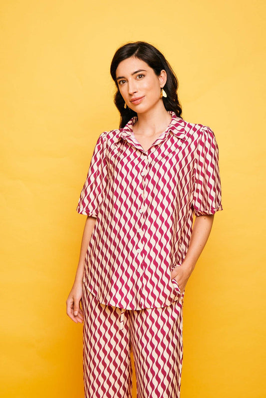 Camicia Aguadulce fucsia