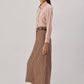 Gonna longuette in tweed con vita elasticizzata