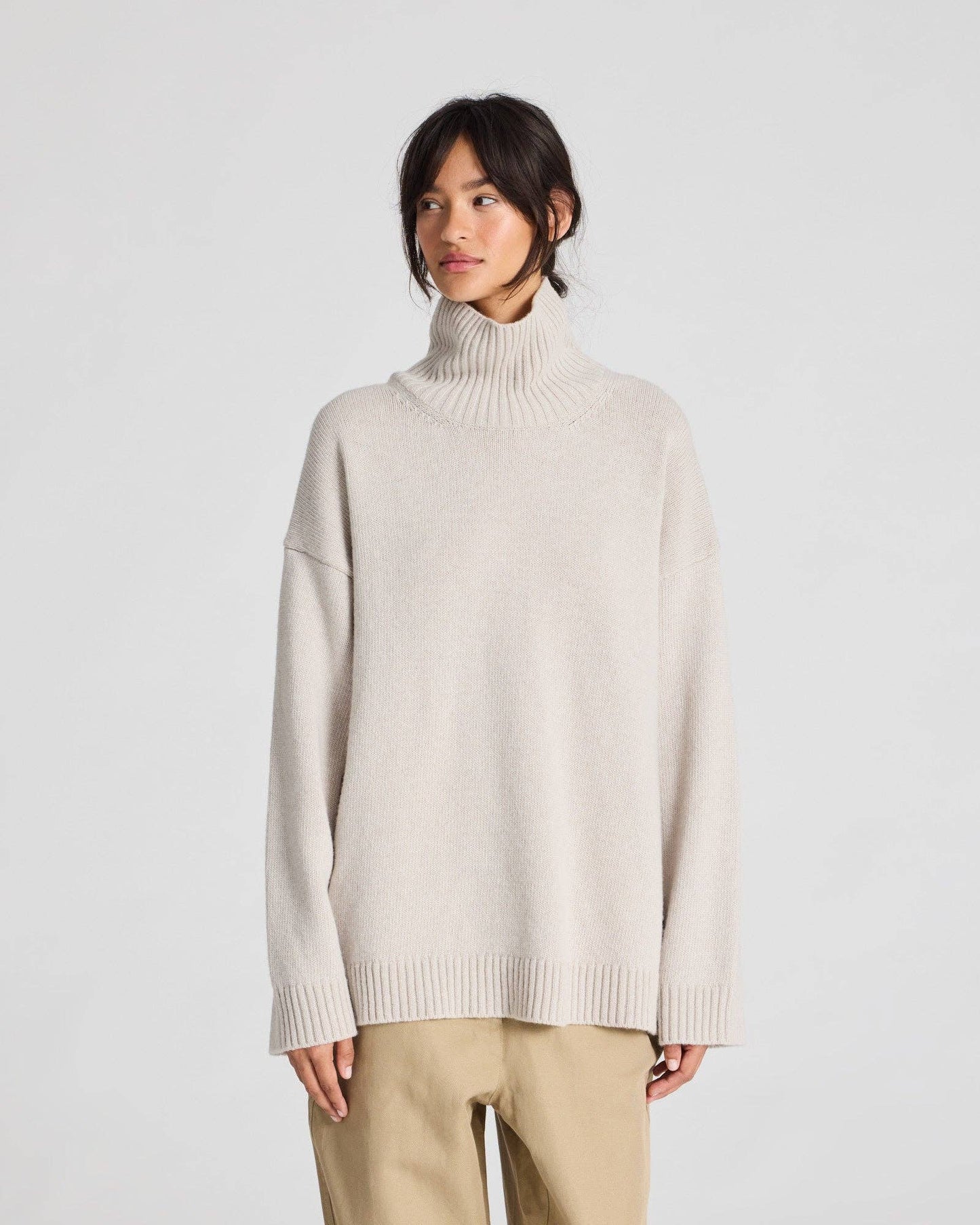 Maglione dolcevita Mandie in lana d’agnello