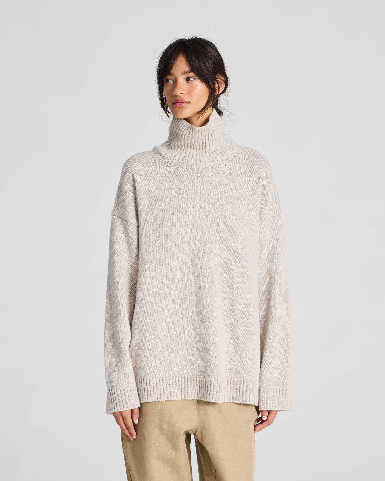 Maglione dolcevita Mandie in lana d’agnello