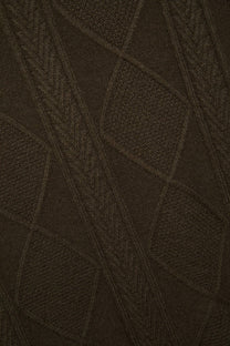 Maglione strutturato con zip al collo