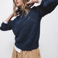 Maglione strutturato a maglia con girocollo
