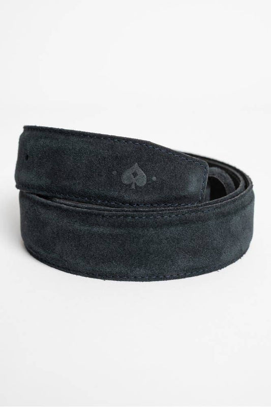 Cintura in suede blu navy Kimi