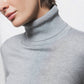 Maglione a collo alto in maglia rasata