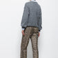 Pantaloni a sigaretta animalier