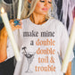 T-shirt Oversize Grafica Witches Martini