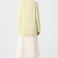 Cardigan lungo con bottoni color crema