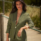 Blazer in lino misto rayon