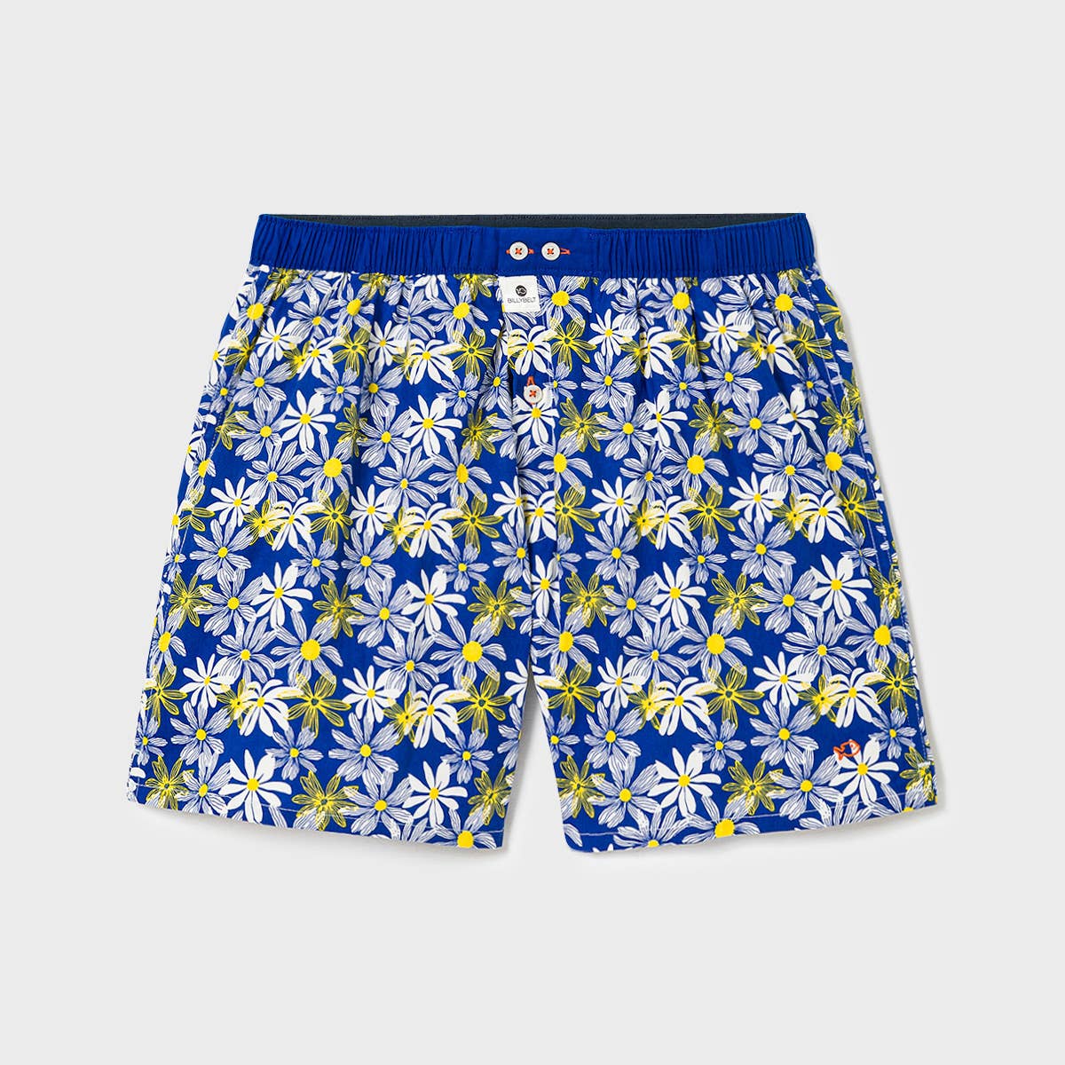 Boxer da uomo in cotone biologico con stampa floreale