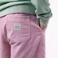 Shorts in velluto di cotone biologico color Parma