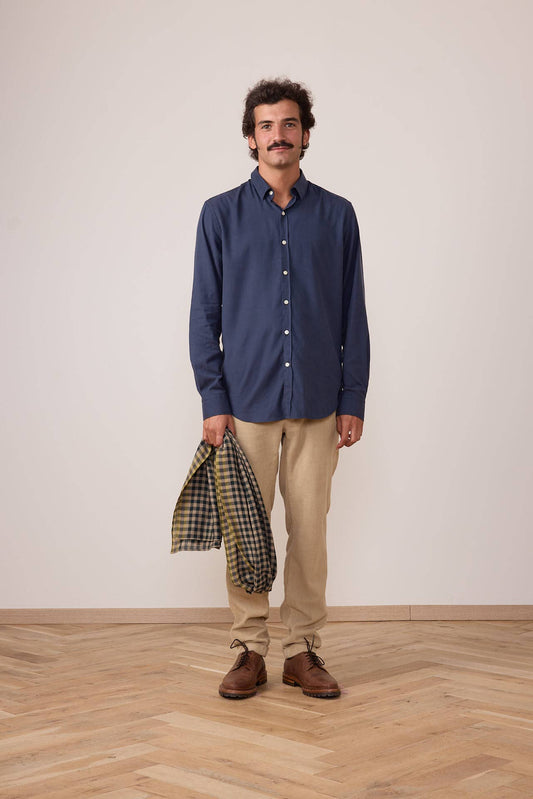 Sciarpa a quadri in lana Wood