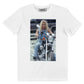 T-shirt Pamela Moto con stampa fotografica