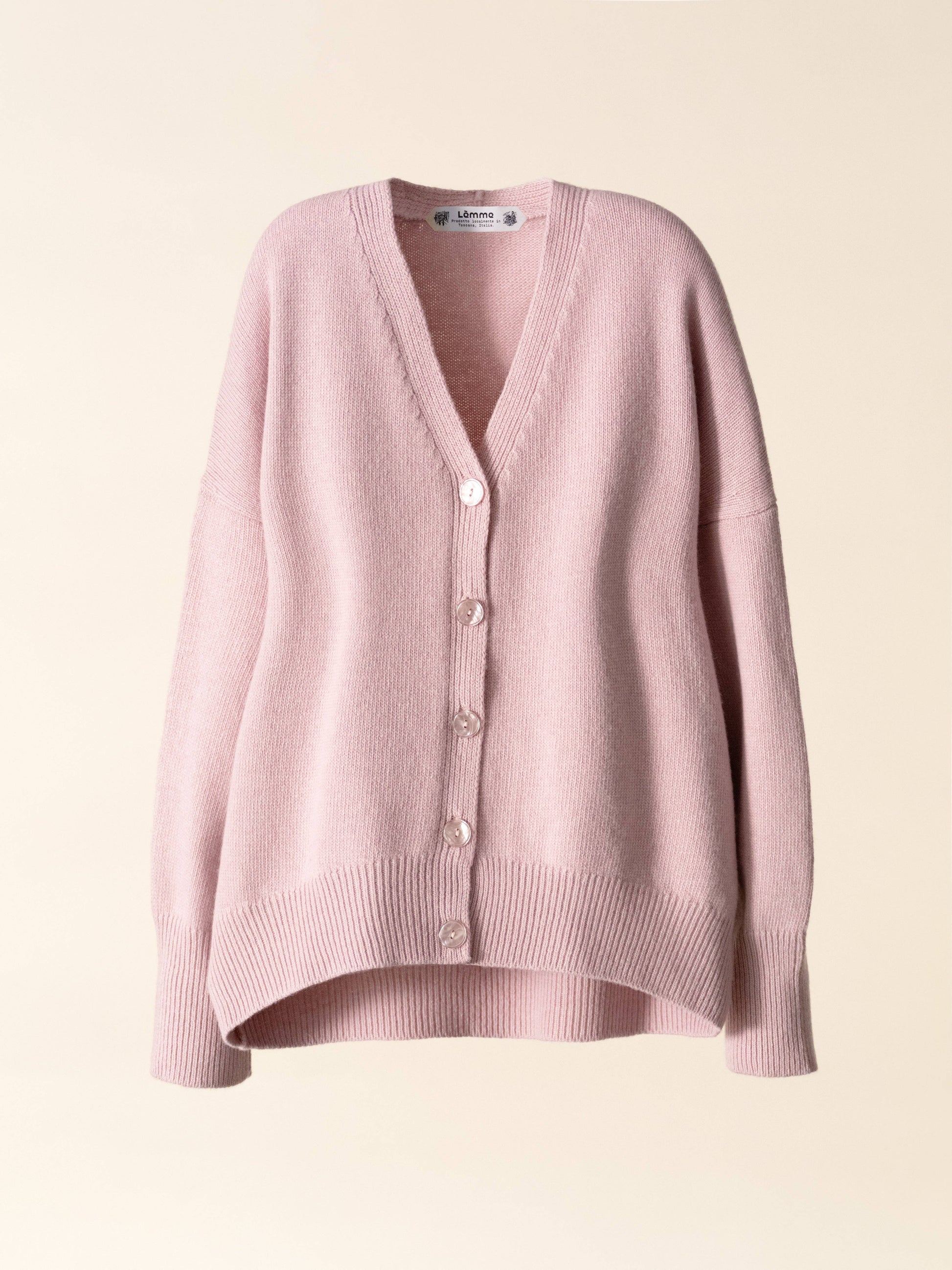 Cardigan rilassato in misto cashmere