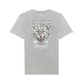 T-shirt oversize in cotone biologico con stampa leopardo
