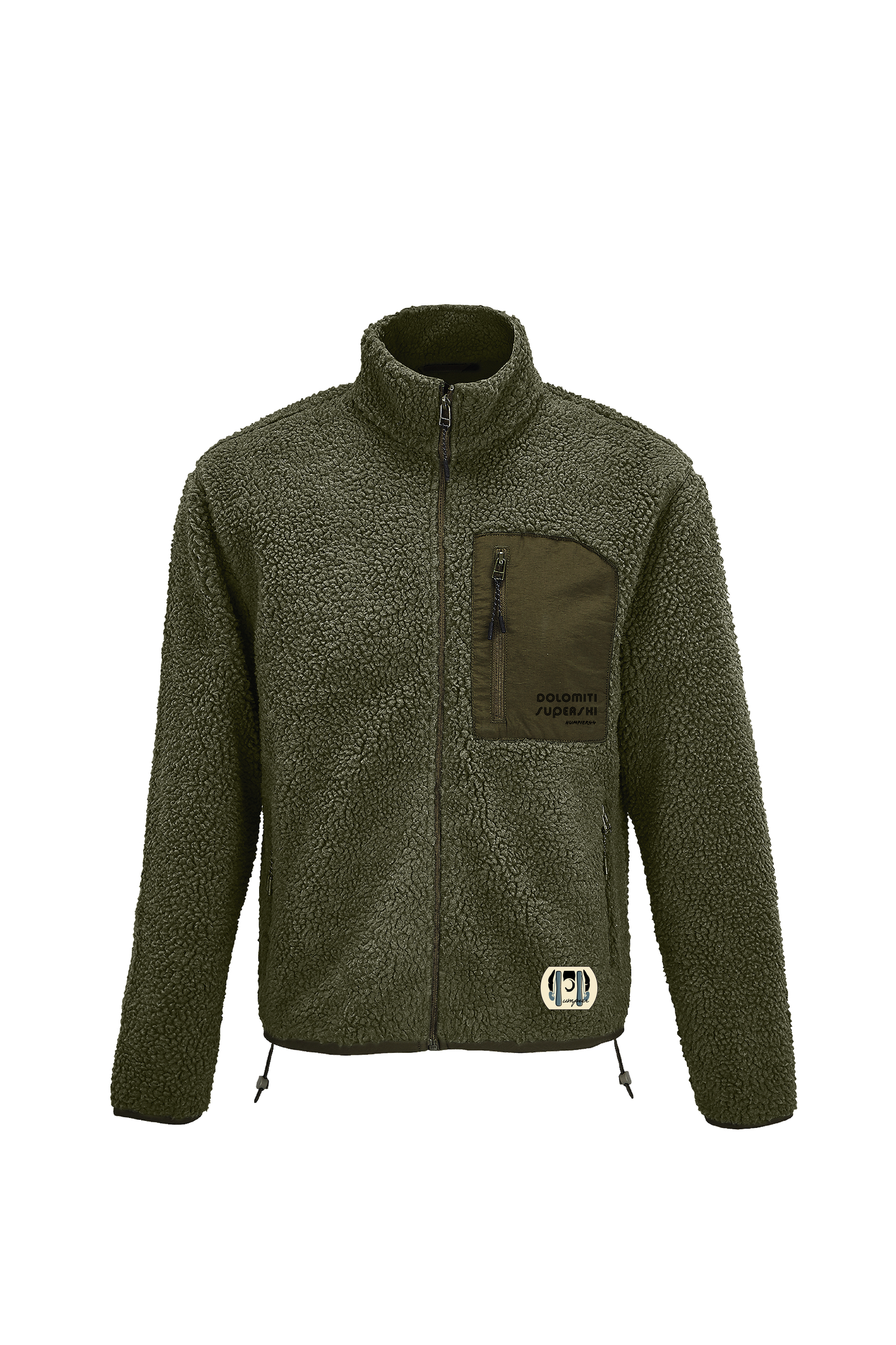Giacca in pile khaki Superski