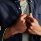 Camicia in lino blu marino Bali