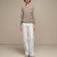 Maglione in maglia donna con taschino applicato