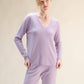 Maglia scollo a V in misto cashmere 3D Knit