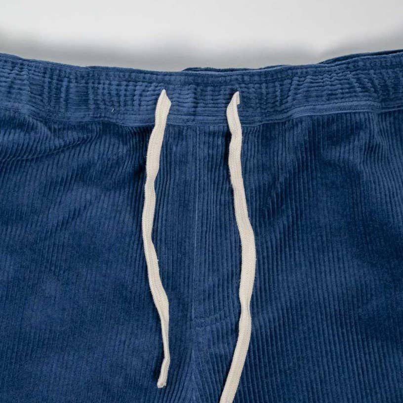 Pantaloncini in velluto blu navy Beach Horizon
