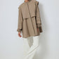 Camicia oversize con laccetto laterale