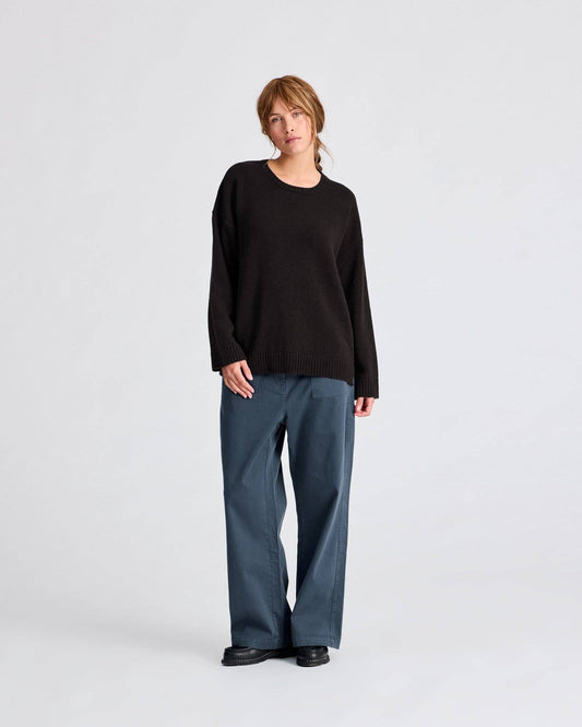Maglione Emely in lana d’agnello biologica GOTS