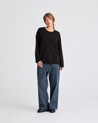 Maglione Emely in lana d’agnello biologica GOTS